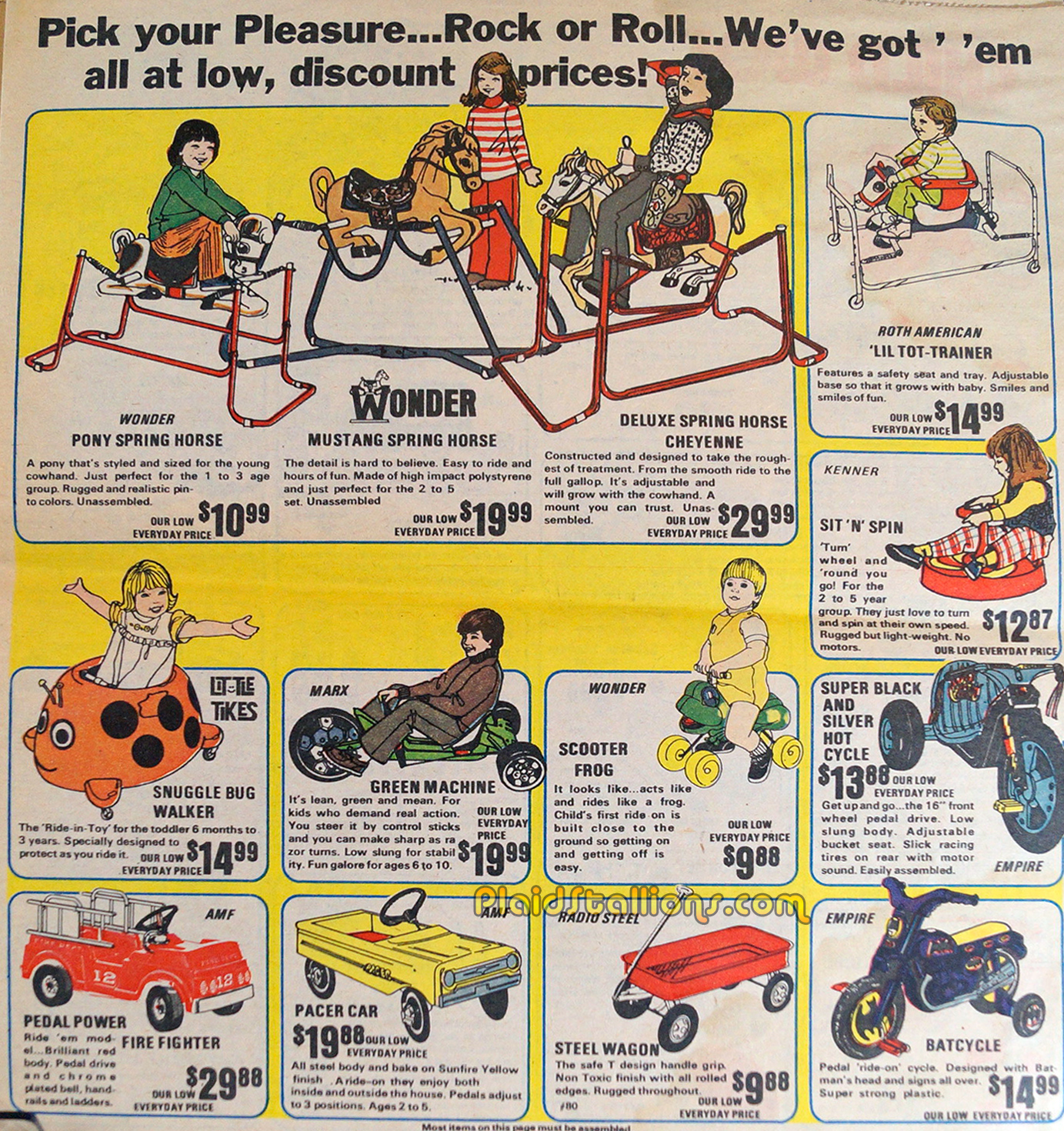 Marx Green Machine in this flyer from 1976r
