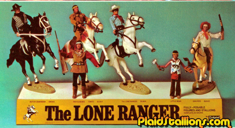 1970's lone ranger action figure