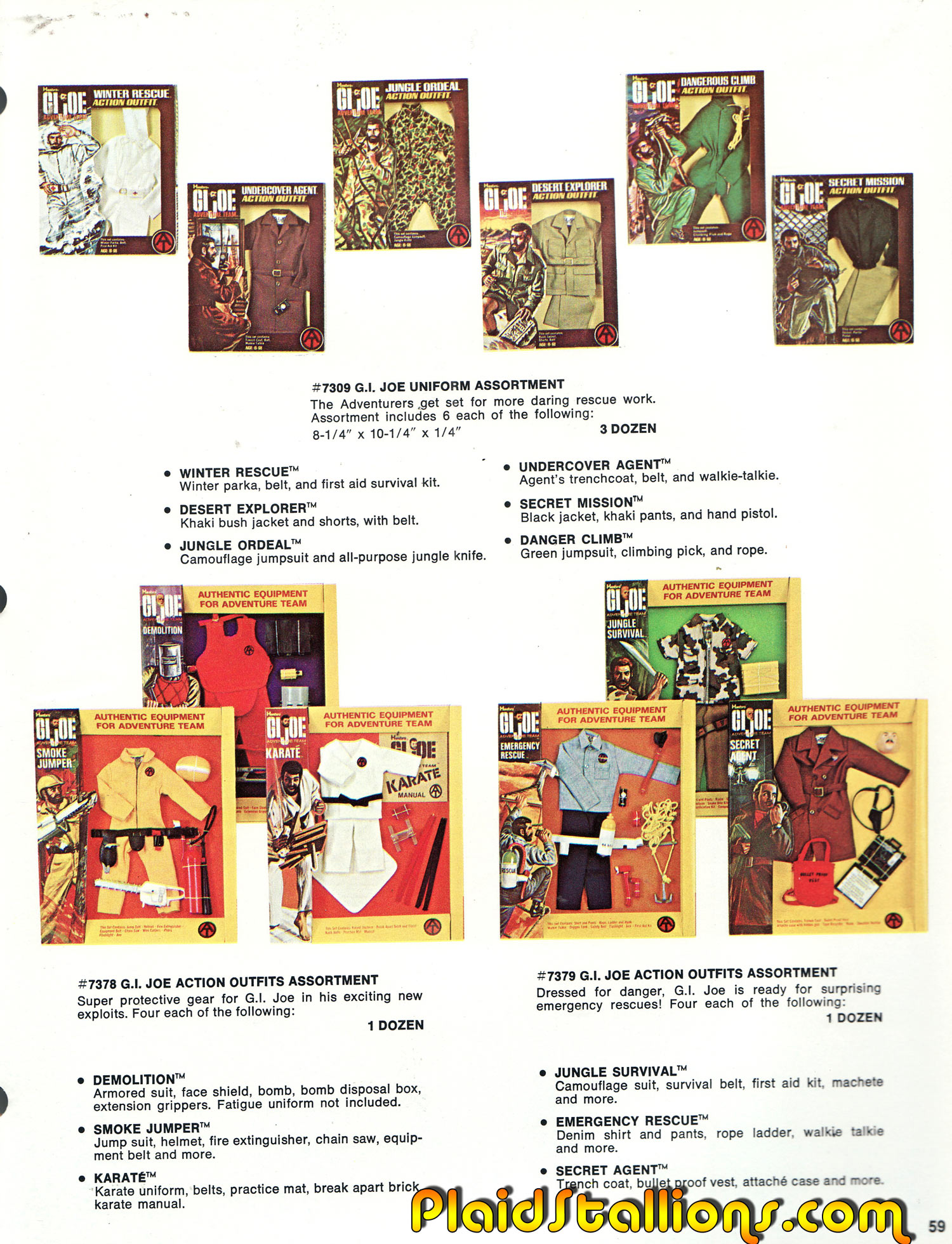Hasbro GI Joe Catalog 1973