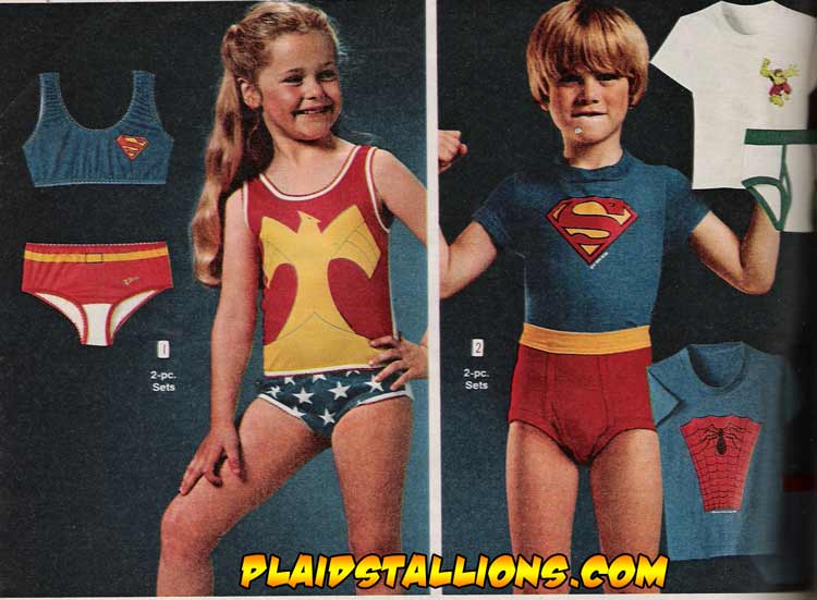 Plaid Stallions : Rambling and Reflections on '70s pop culture: Underwear  that's fun to wear