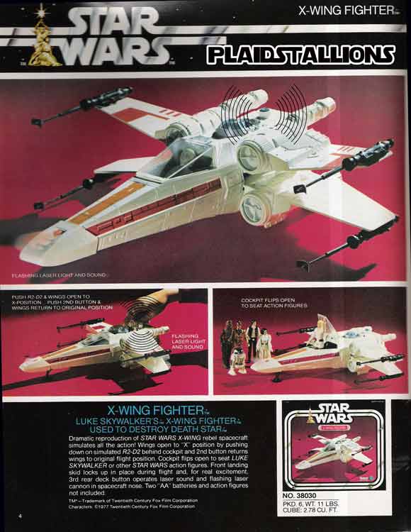x wing fighter by kenner