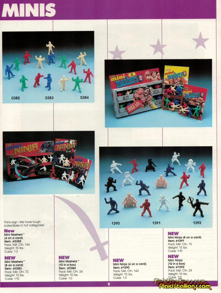 1987 Remco Toys Catalog Minis