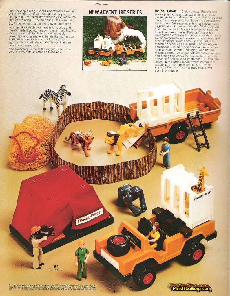 1975 Fisher-Price Catalog Adventure People Safari