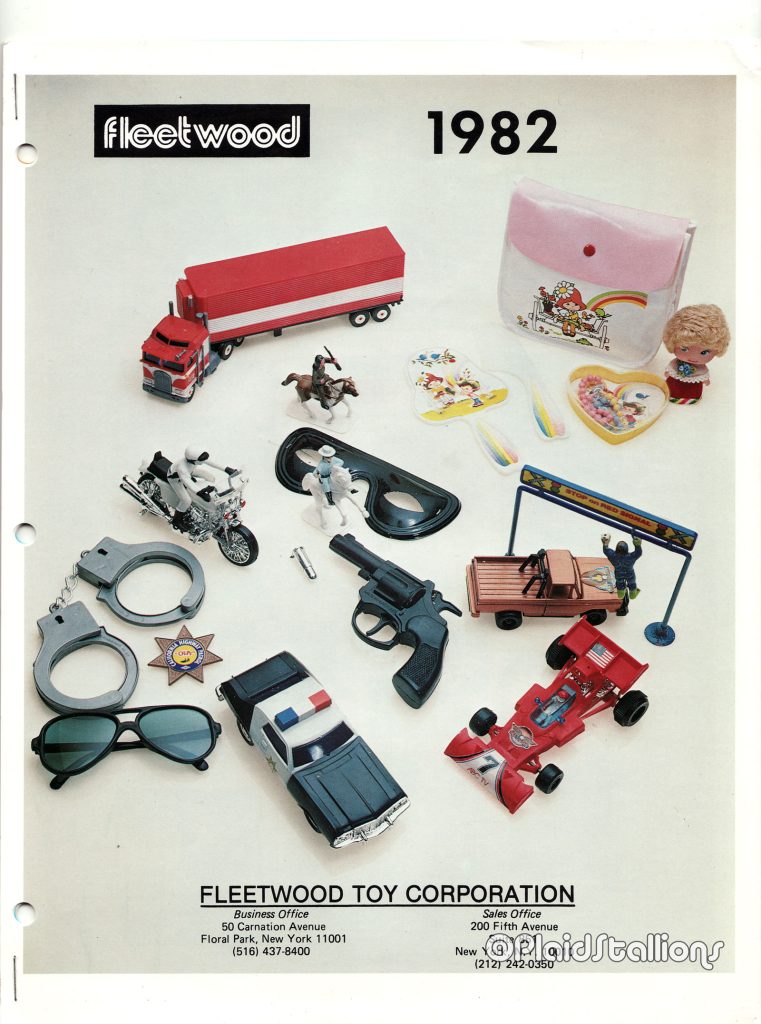 1982 Fleetwood Toys Catalog