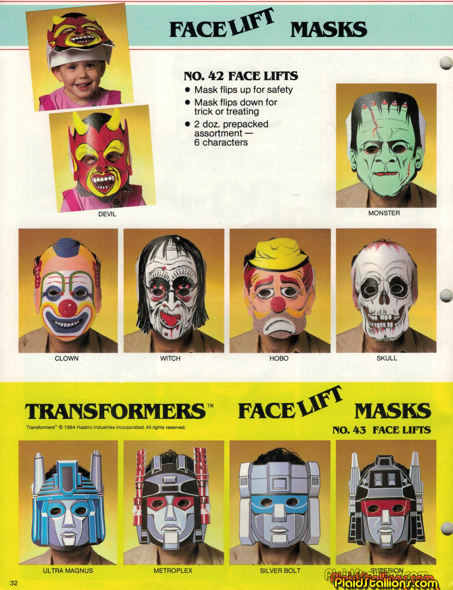 1986 Collegeville Halloween Costume Catalog