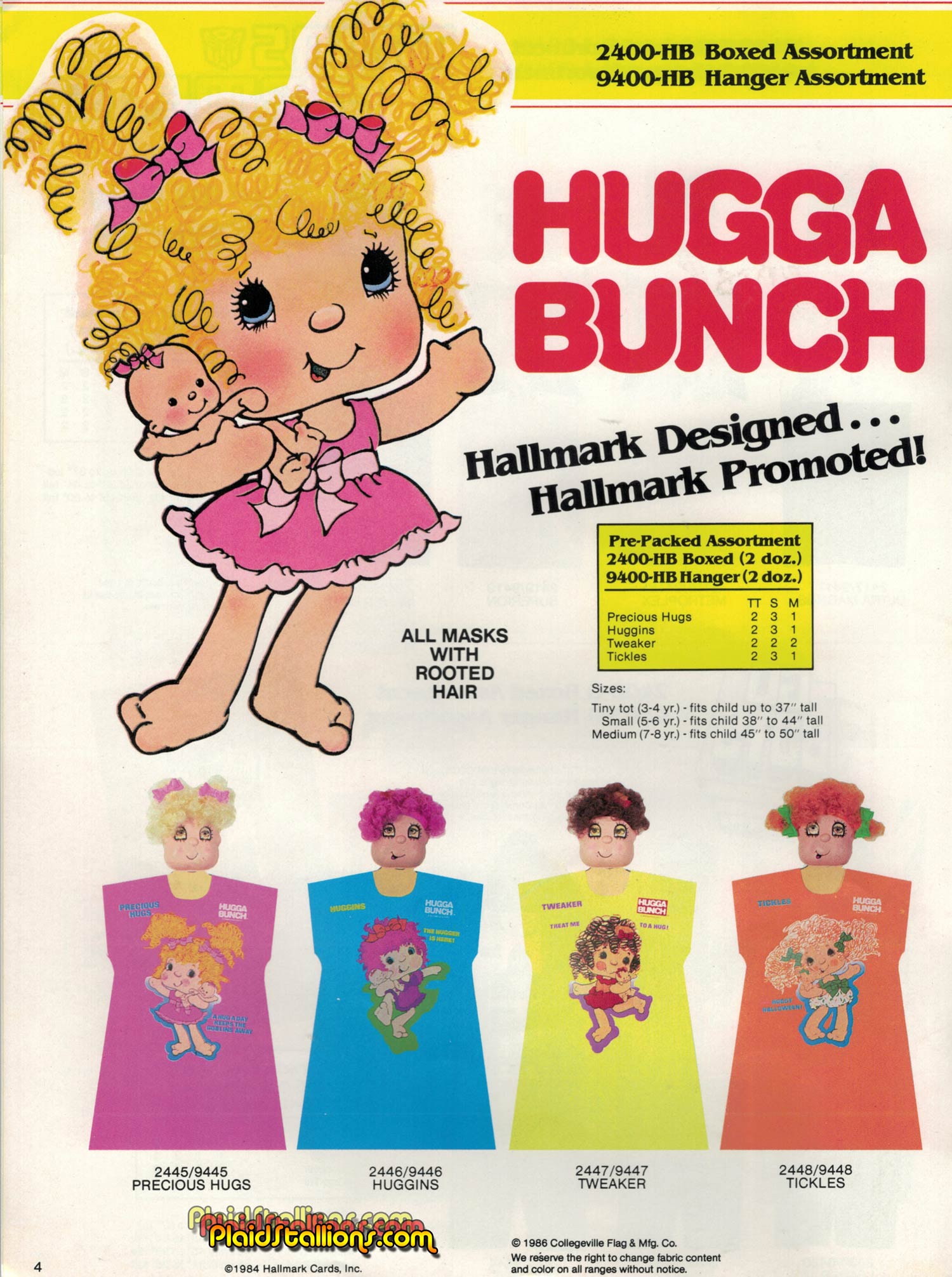 1986 Collegeville Costum Catalog Cover