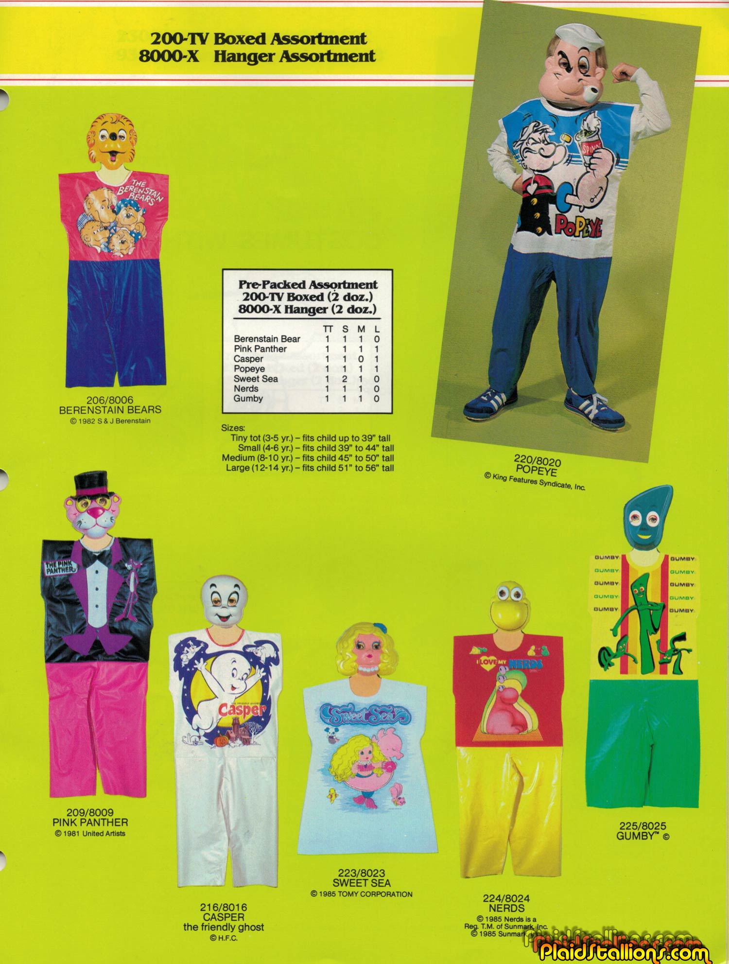 1986 Collegeville Costume Catalog