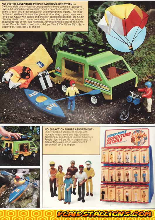 fisher price price adventure people Dare Devil Sport Van 