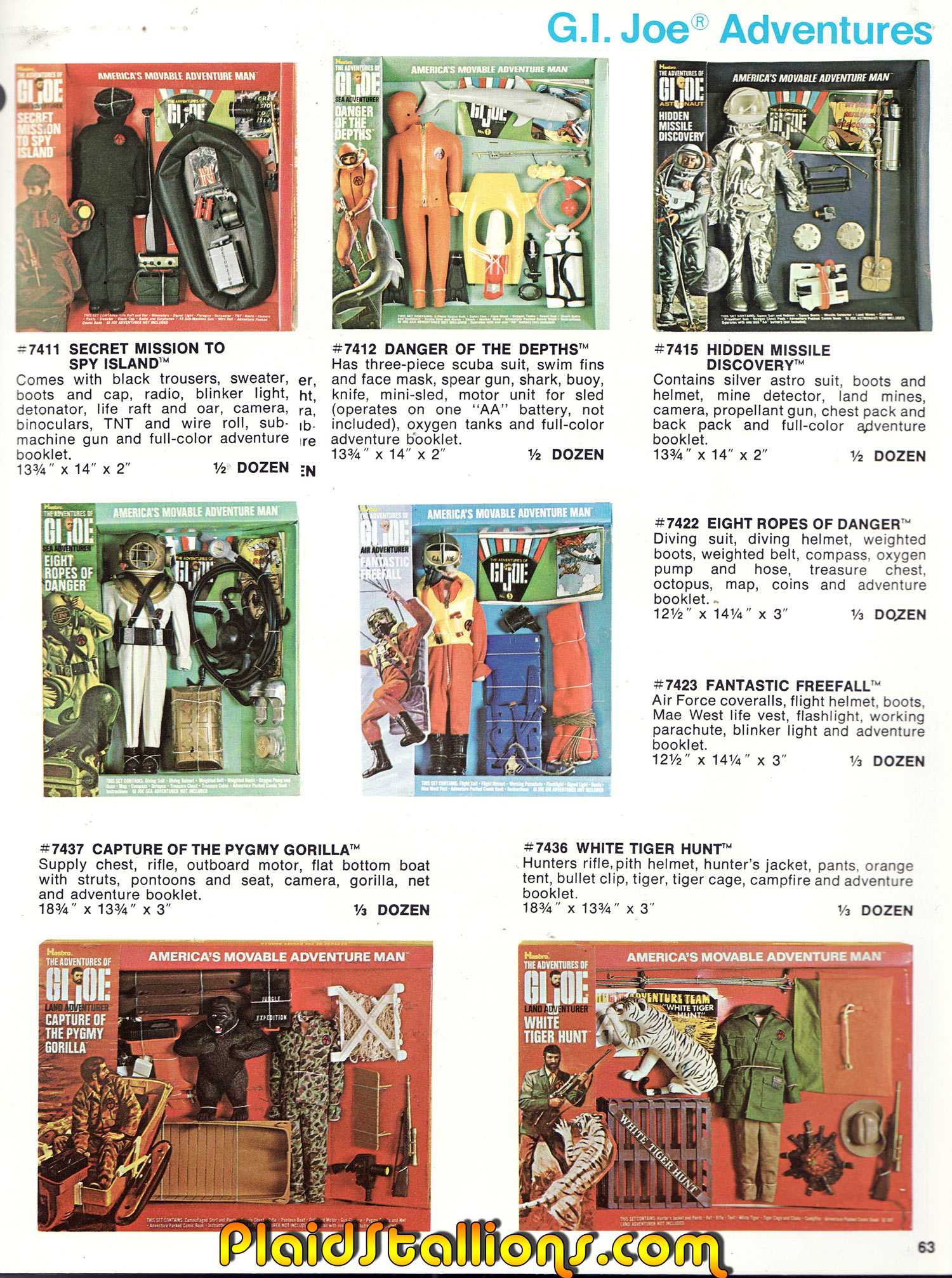 Polistil GI Joe Catalog 1975