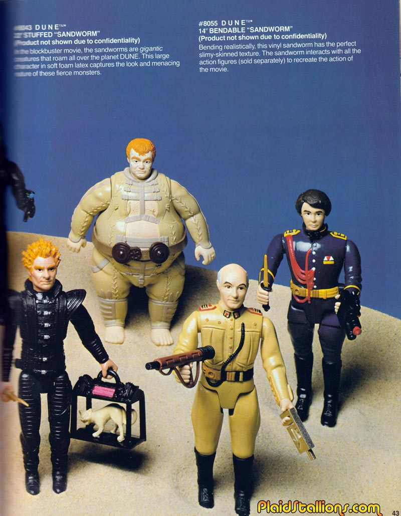 LJN Dune Catalog 1984: Action Figures : Sandworm: PlaidStallions - Dune3