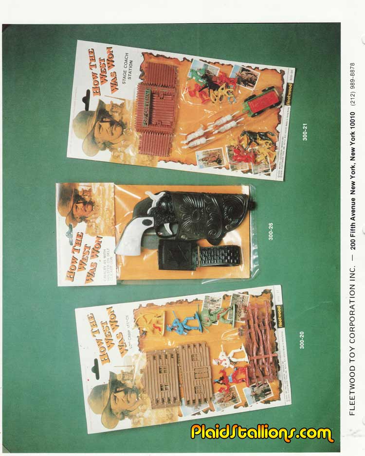 1979 Fleetwood how the west was won toys catalog 