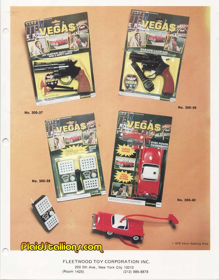 1979 Fleetwood Vega$ toys catalog 