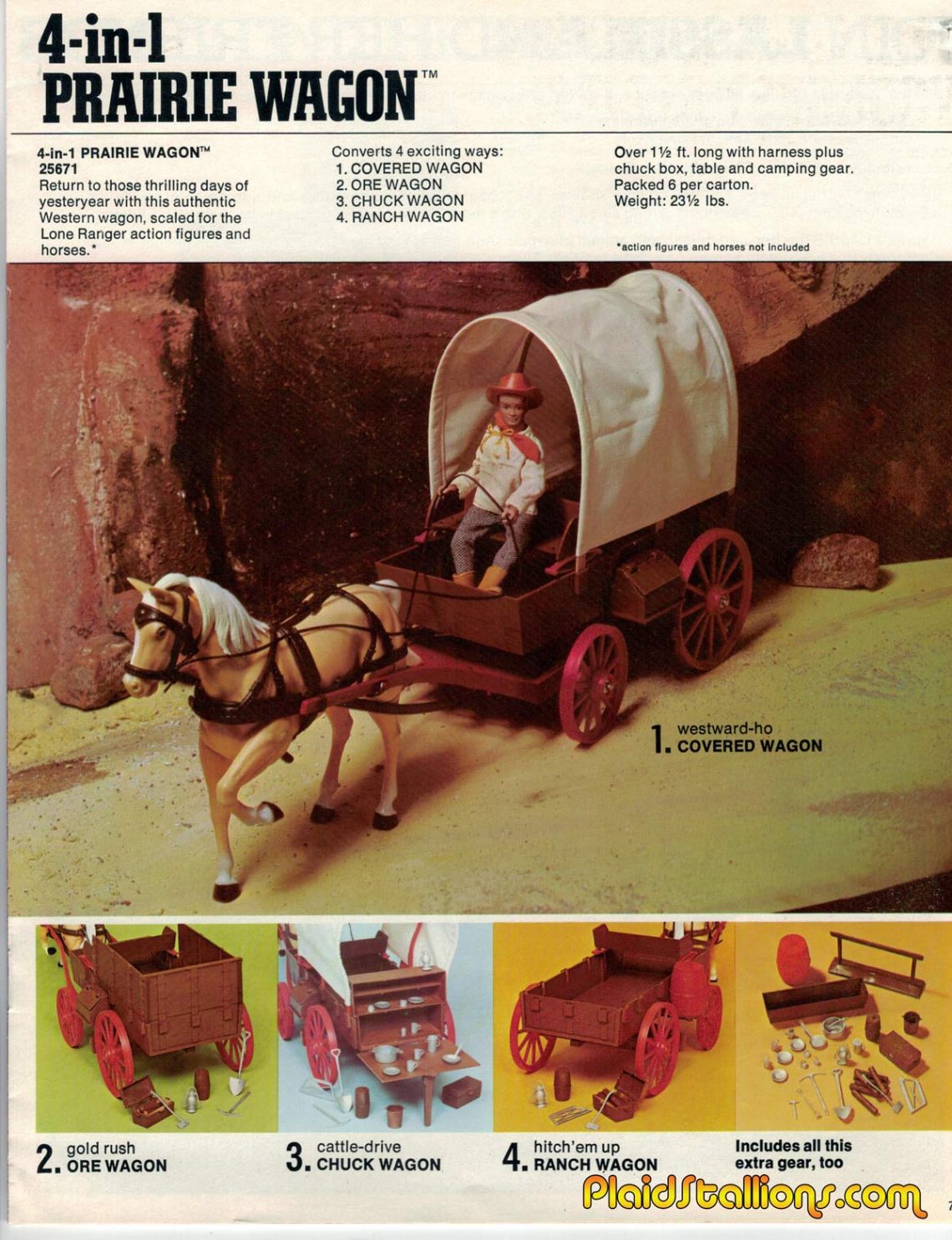 1977 Gabriel Lone Ranger Catalog PS