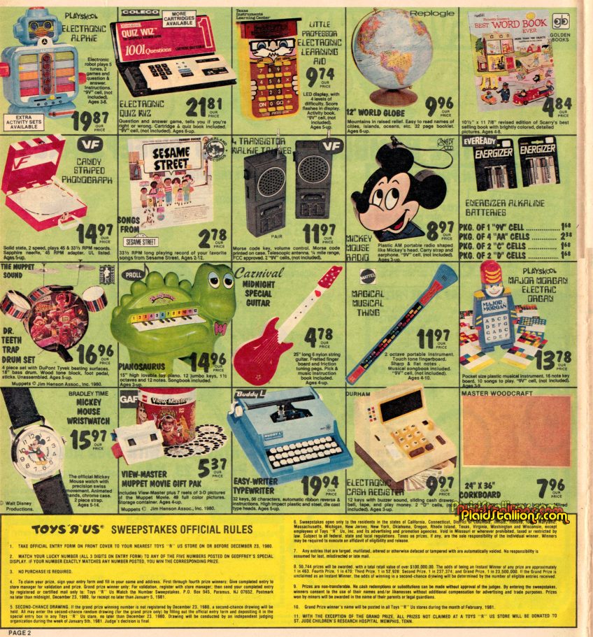 1980 Toys R Us Catalog (with video walkthrough) - PS