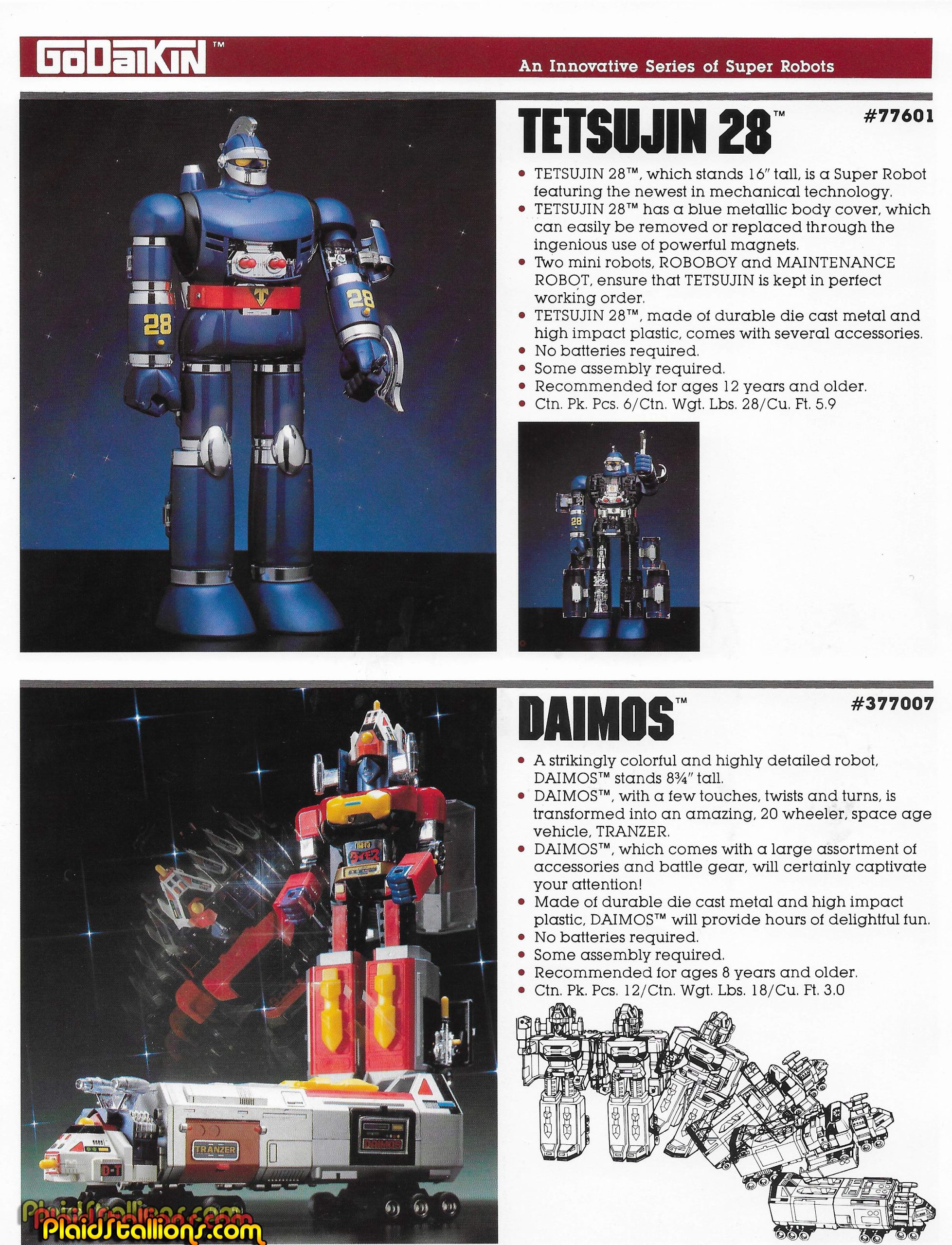 1984 BANDAI GODAIKEN CATALOG PS