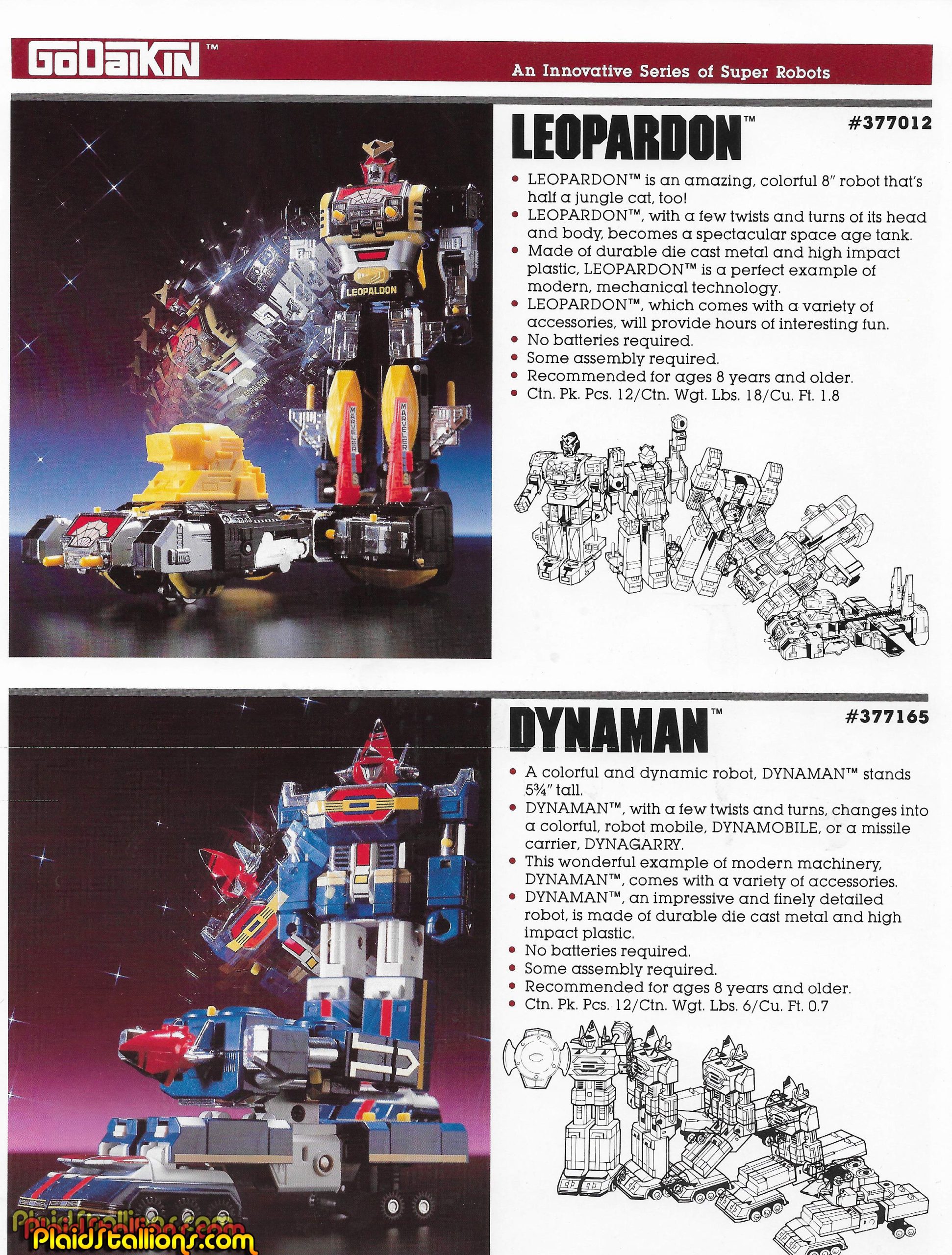 1984 BANDAI GODAIKEN CATALOG PS