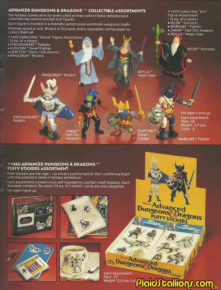 Dungeons and dragons toys deals from the 80's