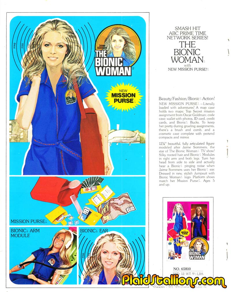 1977 Bionic Woman Bath and Shower I KENNER I Plaidstallions.com