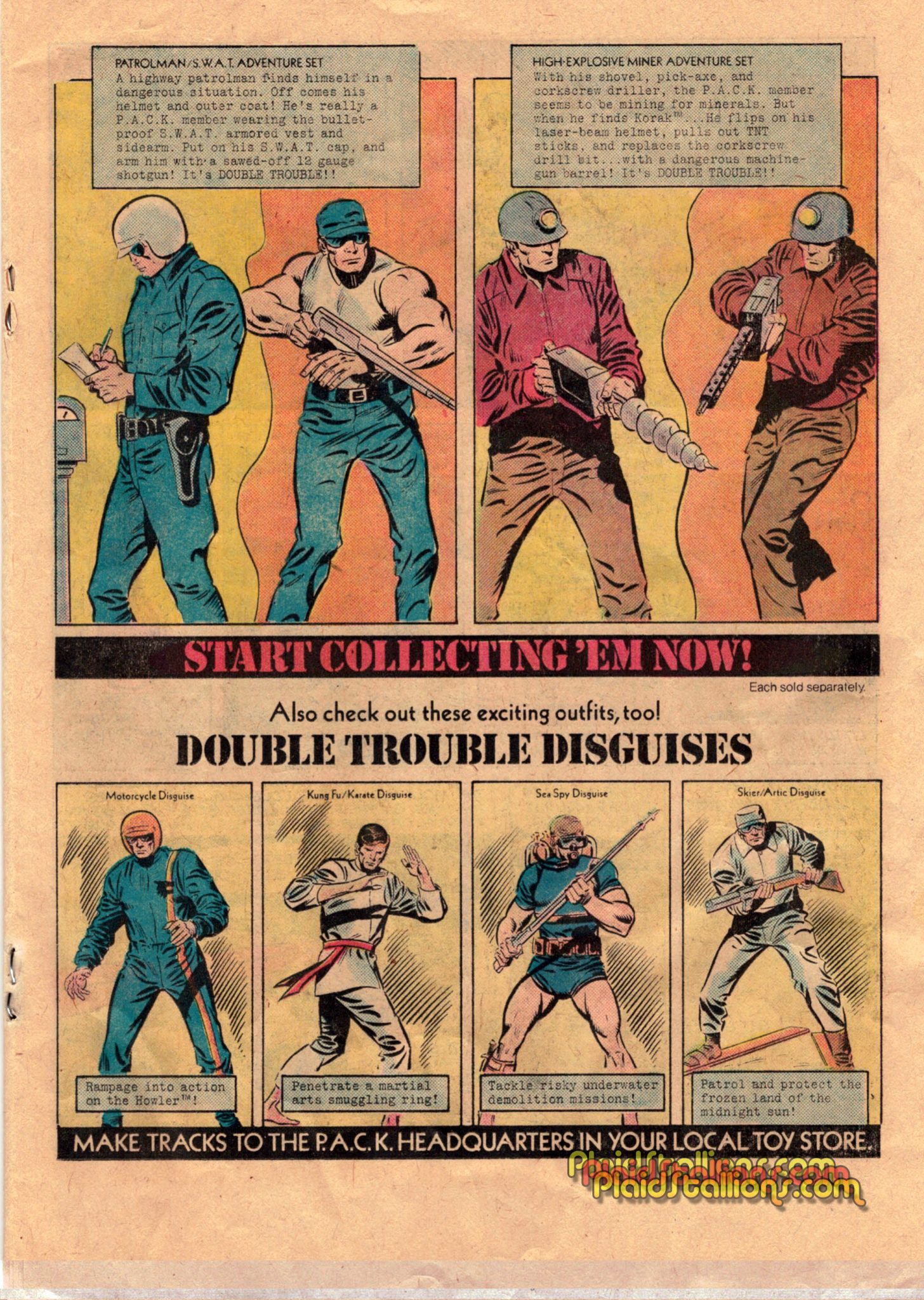 1975 BIG JIM WOLF PACK COMIC-MATTEL-MARVEL - PS