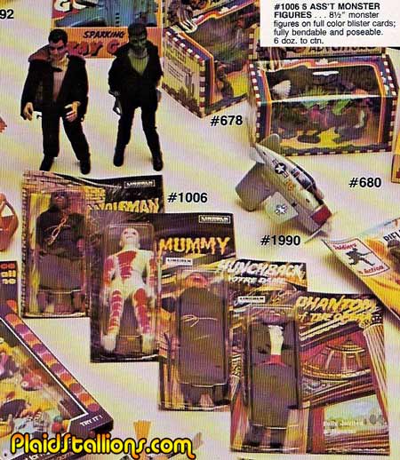 Lincoln Monsters in the 1976 Galoob Catalog