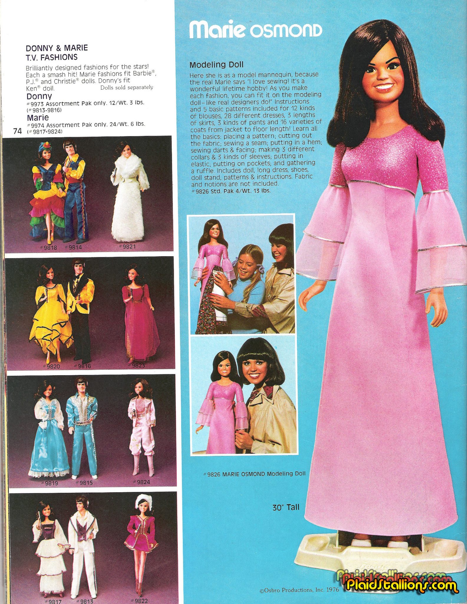 value of donny and marie dolls