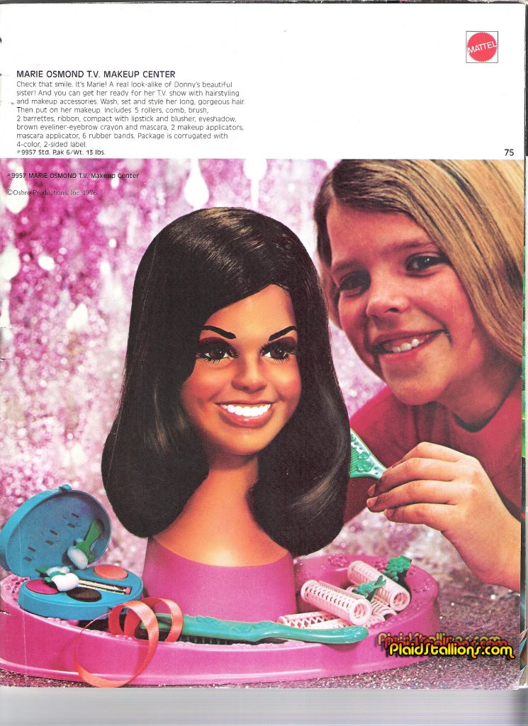 Mattel Marie Osmond Make up Head