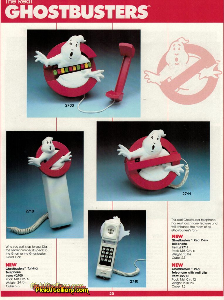 1987 Remco Toys Catalog Real Ghostbusters