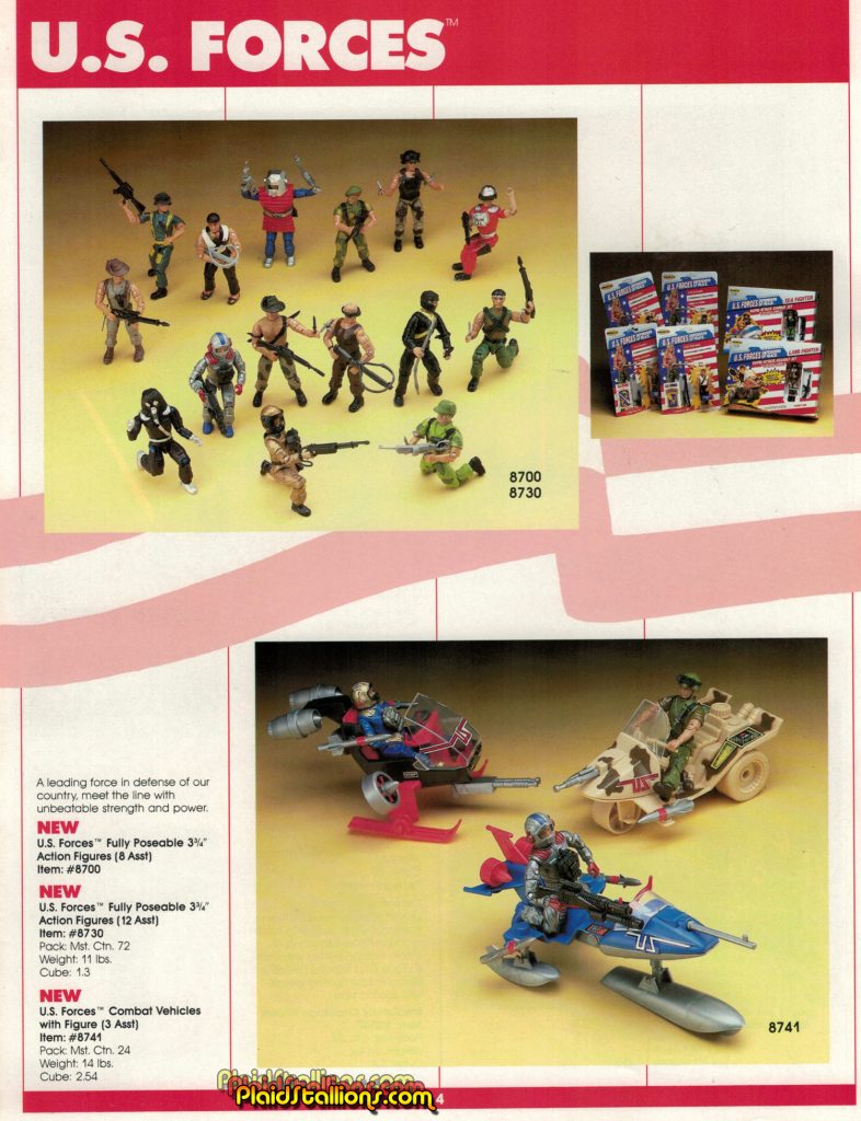 1987 Remco Toys Catalog U.S. Forces