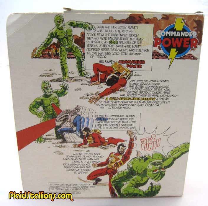 Palitoy Commander Power back of box