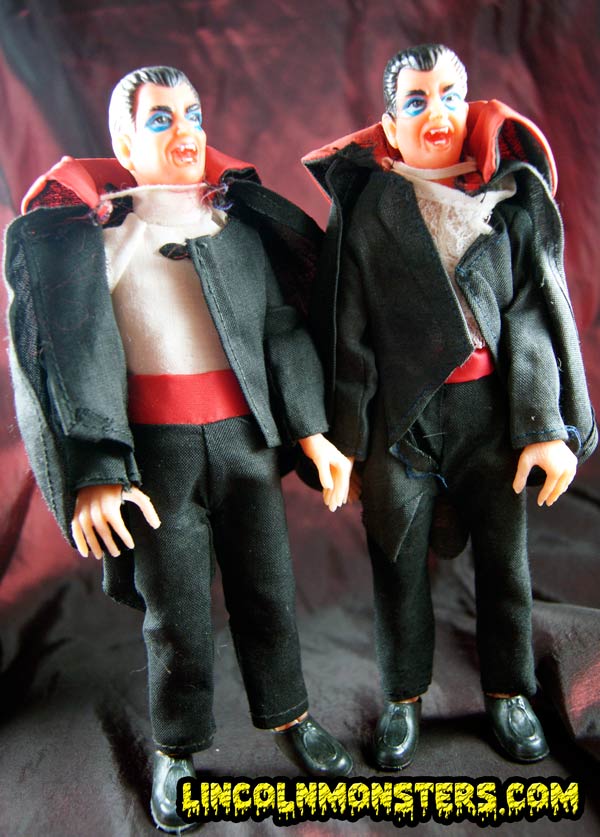 Variations of Lincoln International Dracula figures