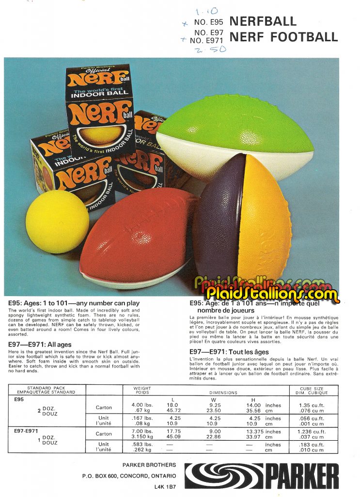 Nerf balls 1976