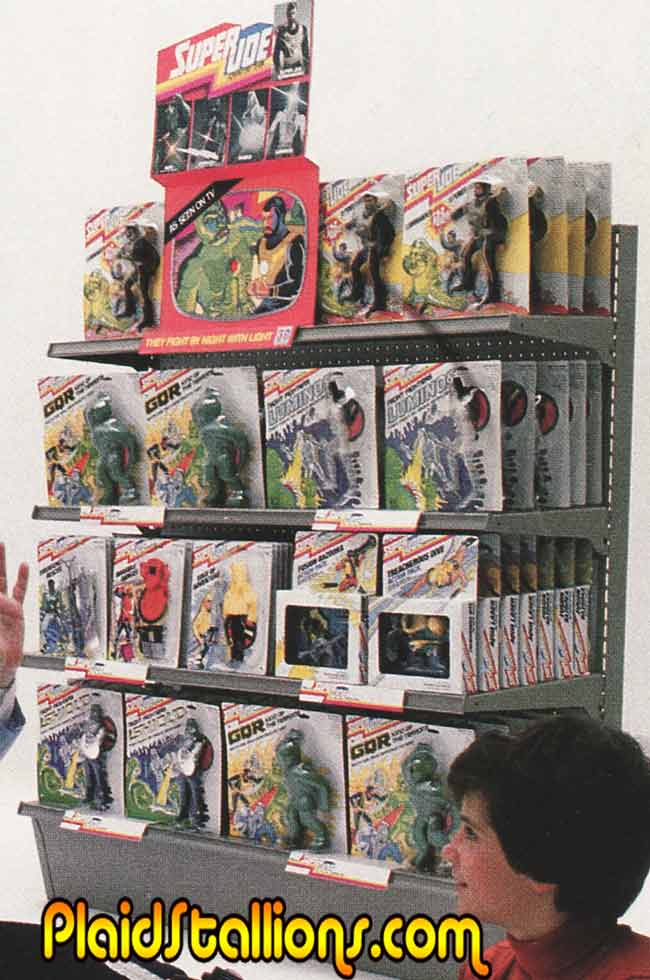 An eye popping display of carded Super Joe figures circa 1978.