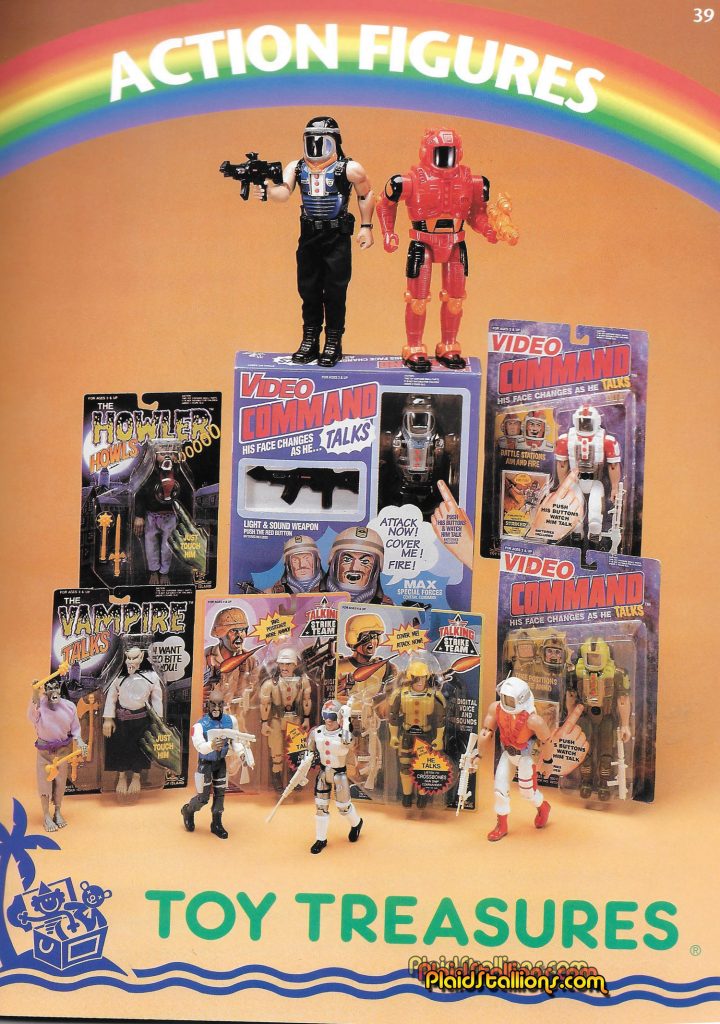 Toy Island Monsters in the 1995 Catalog