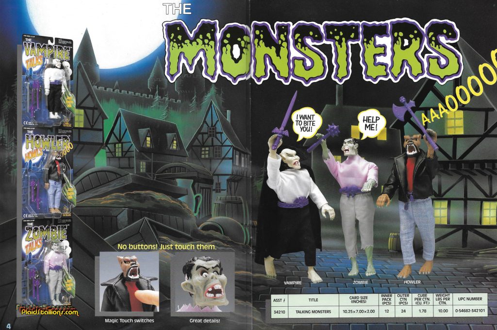 Toy Island Monsters 1993 Catalog
