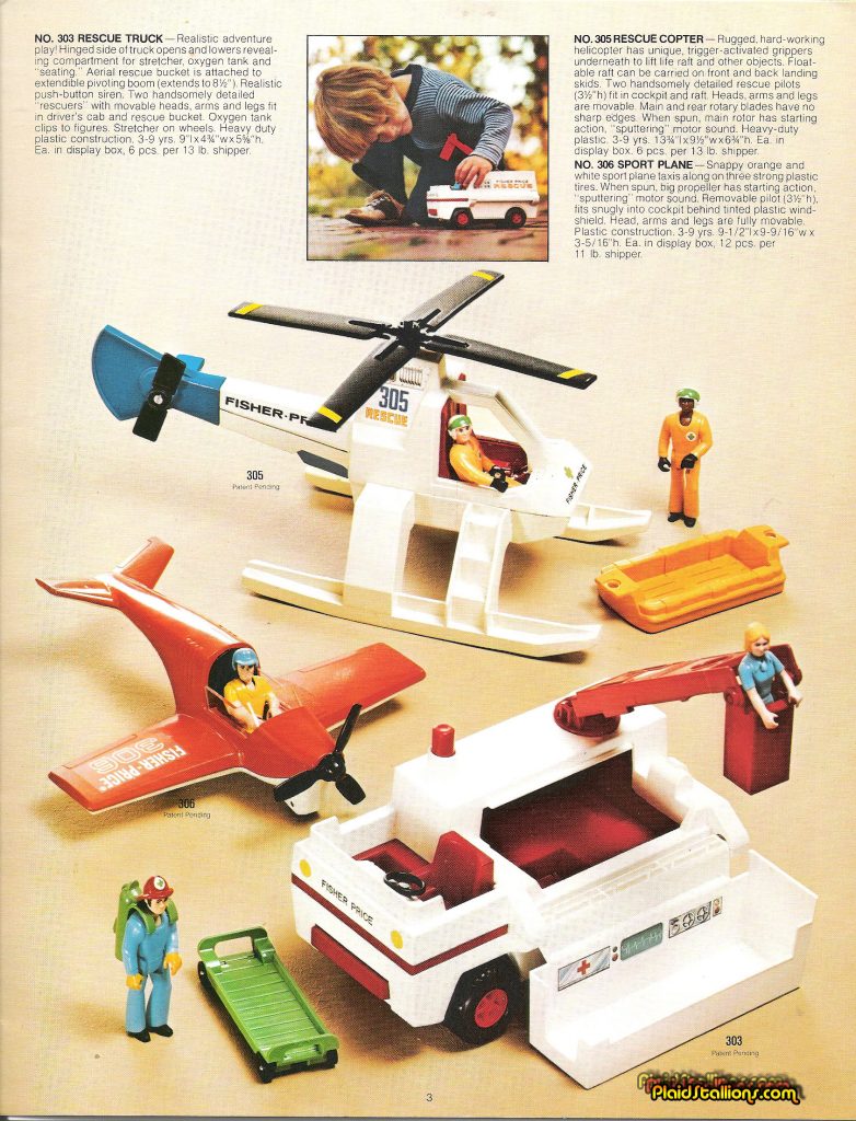 1975 Fisher-Price Catalog Adventure People Helicopter