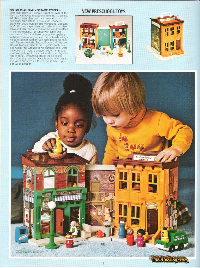 1975 Fisher-Price Catalog Sesame Street