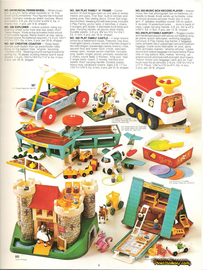 1975 FisherPrice Catalog Adventure People Sesame Street PS
