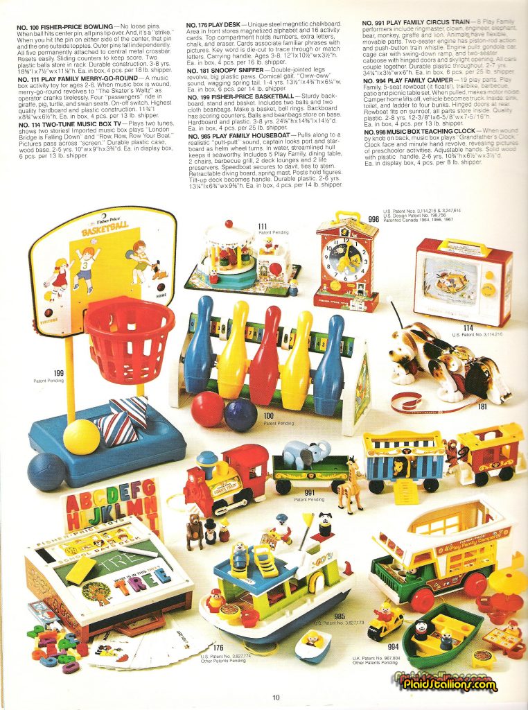 1975 Fisher-Price Catalog Little People train