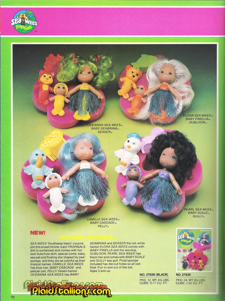 1982 Kenner Sea Wees Catalog