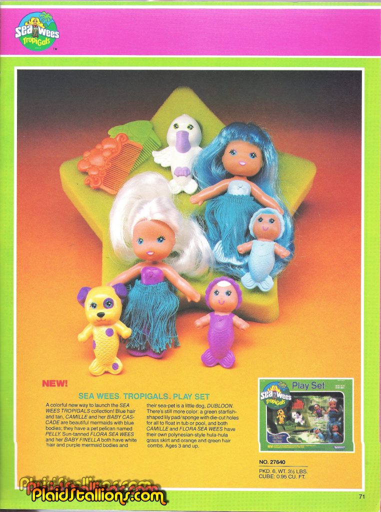 1982 Kenner Sea Wees Catalog