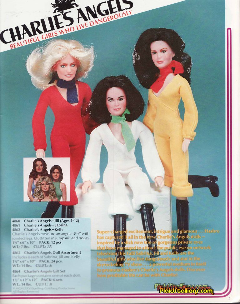 1977 Hasbro Charlies Angels Catalog Site Title Toy Catalogs Site Title