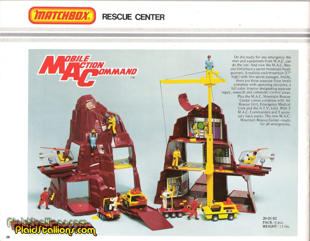 Matchbox MAC Fortress Play Set