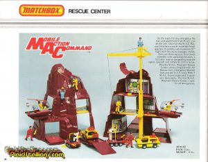 1977 Matchbox MAC (Mobile Action Command) Catalog - Plaid Stallions