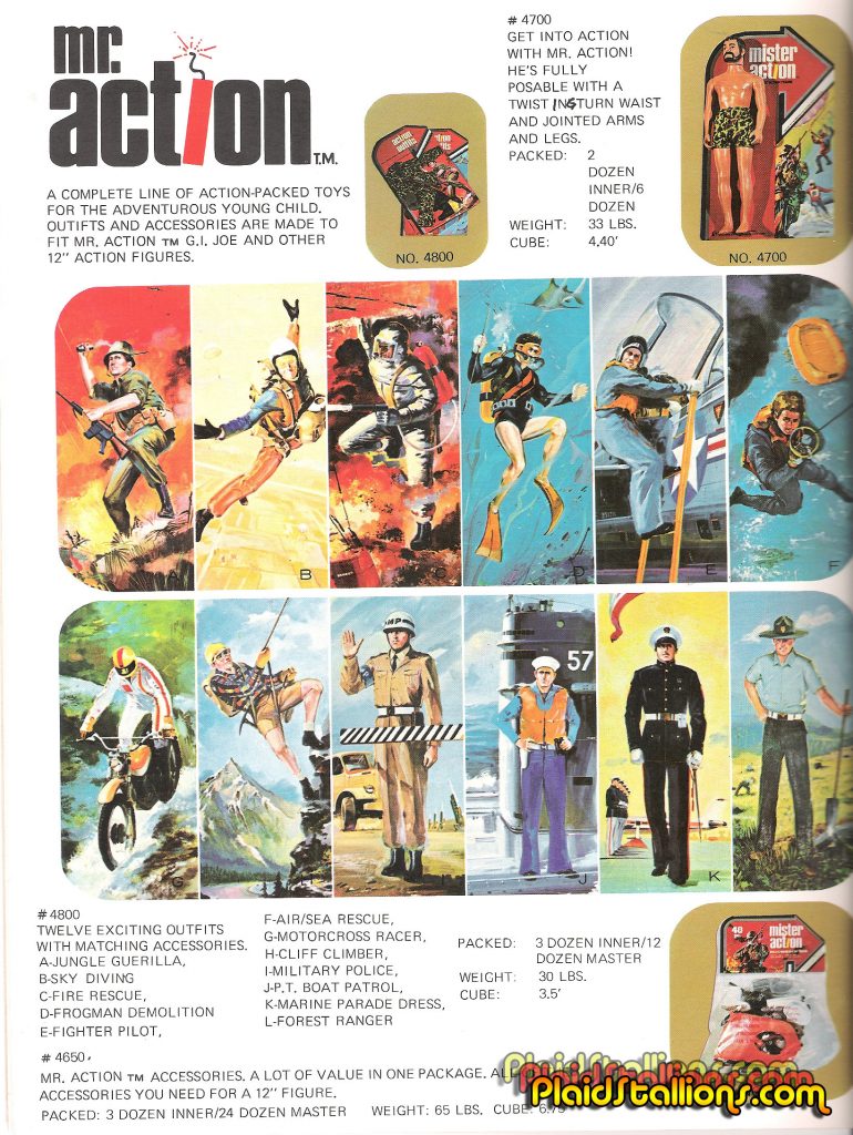 LJN 1975 Mr Action Toy Catalog