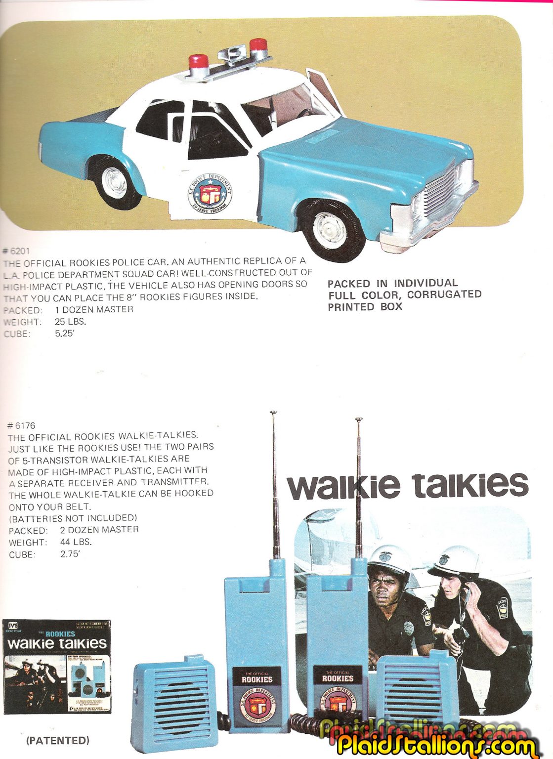 1975 LJN Toys Catalog Emergency! The Rookies Mr. Action PS