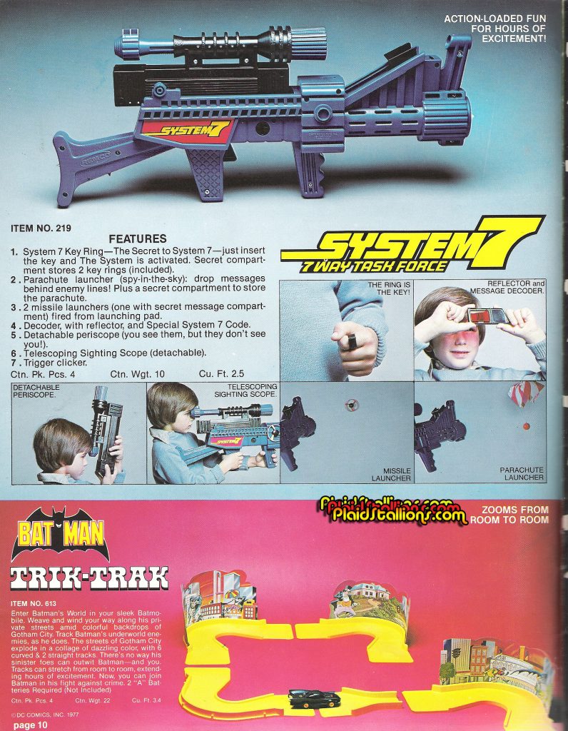 Remco 1978 Toy Catalog - System 7