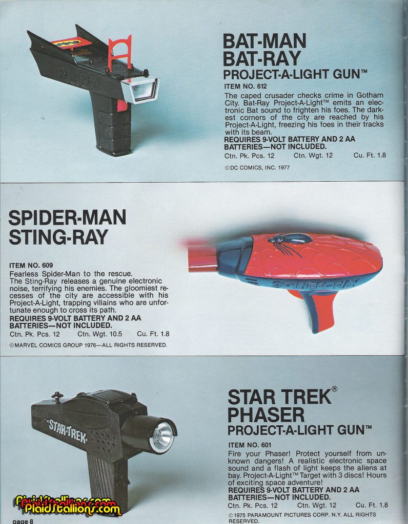 Remco 1978 Catalog Phaser