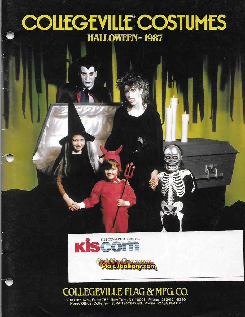 1987 Collegeville Halloween Costume Catalog