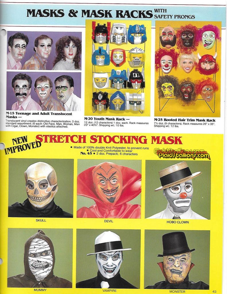 1987 Collegeville Masks