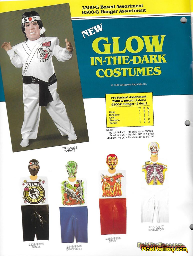 1987 Collegeville Halloween Costume Catalog Transformers